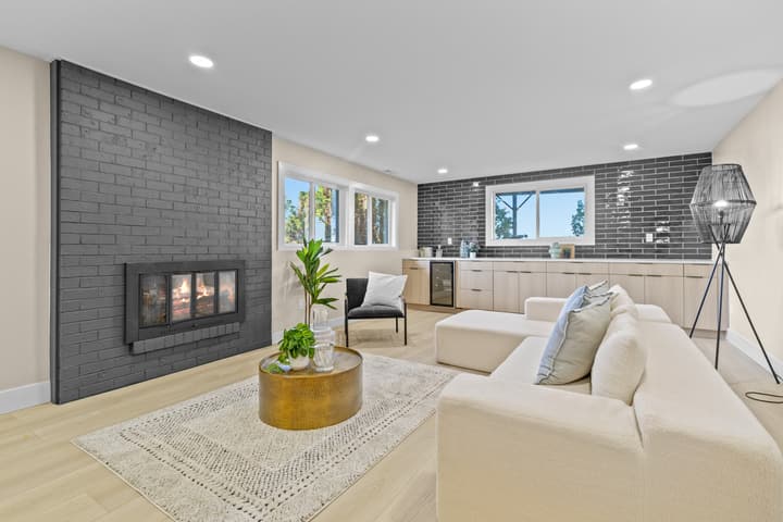 Lower-level family room